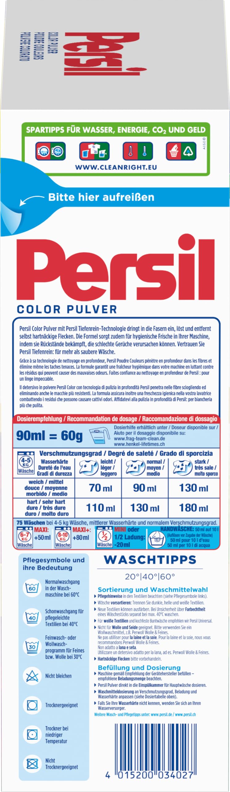 persil-color-pulver-tiefenrein-waschmittel-75-waschladungen image 4