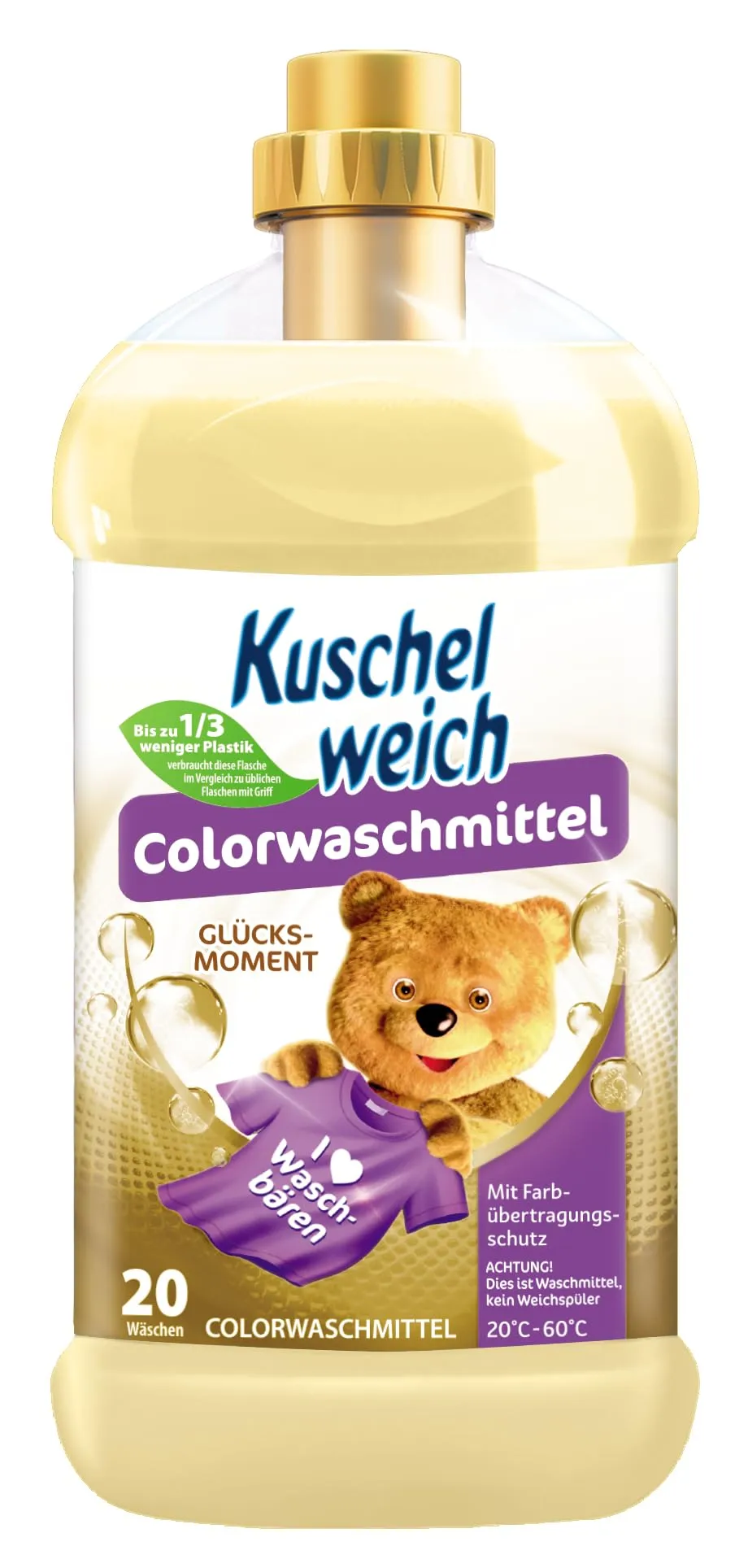 kuschelweich-colorwaschmittel-gl-cksmoment-20-w-schen-1-32l image 1