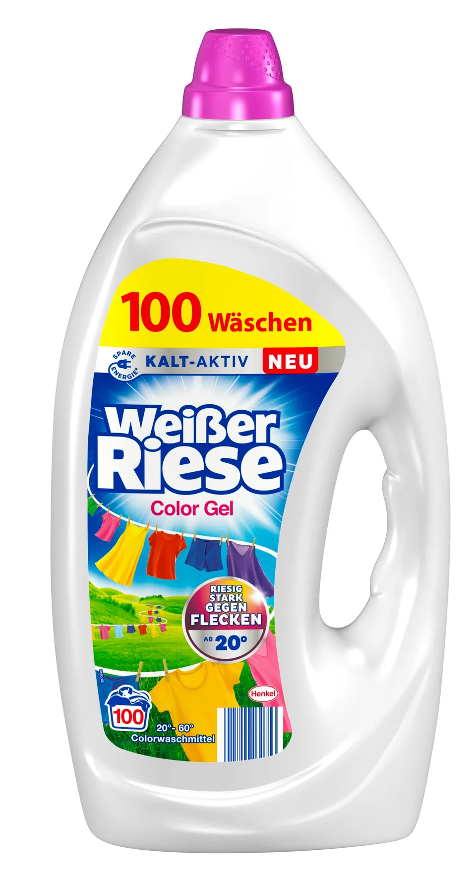 wei-er-riese-color-gel-colorwaschmittel-100-waschladungen image 1