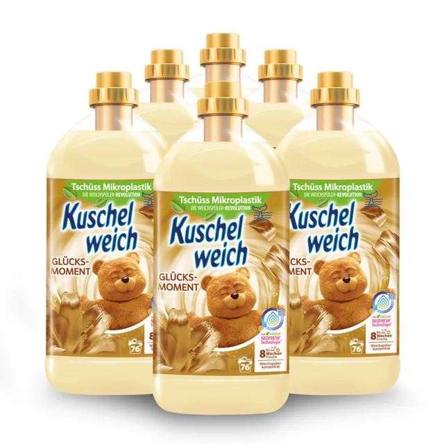 kuschelweich-weichsp-ler-gl-cksmoment-6-x-2-liter-456-w-schen image 1