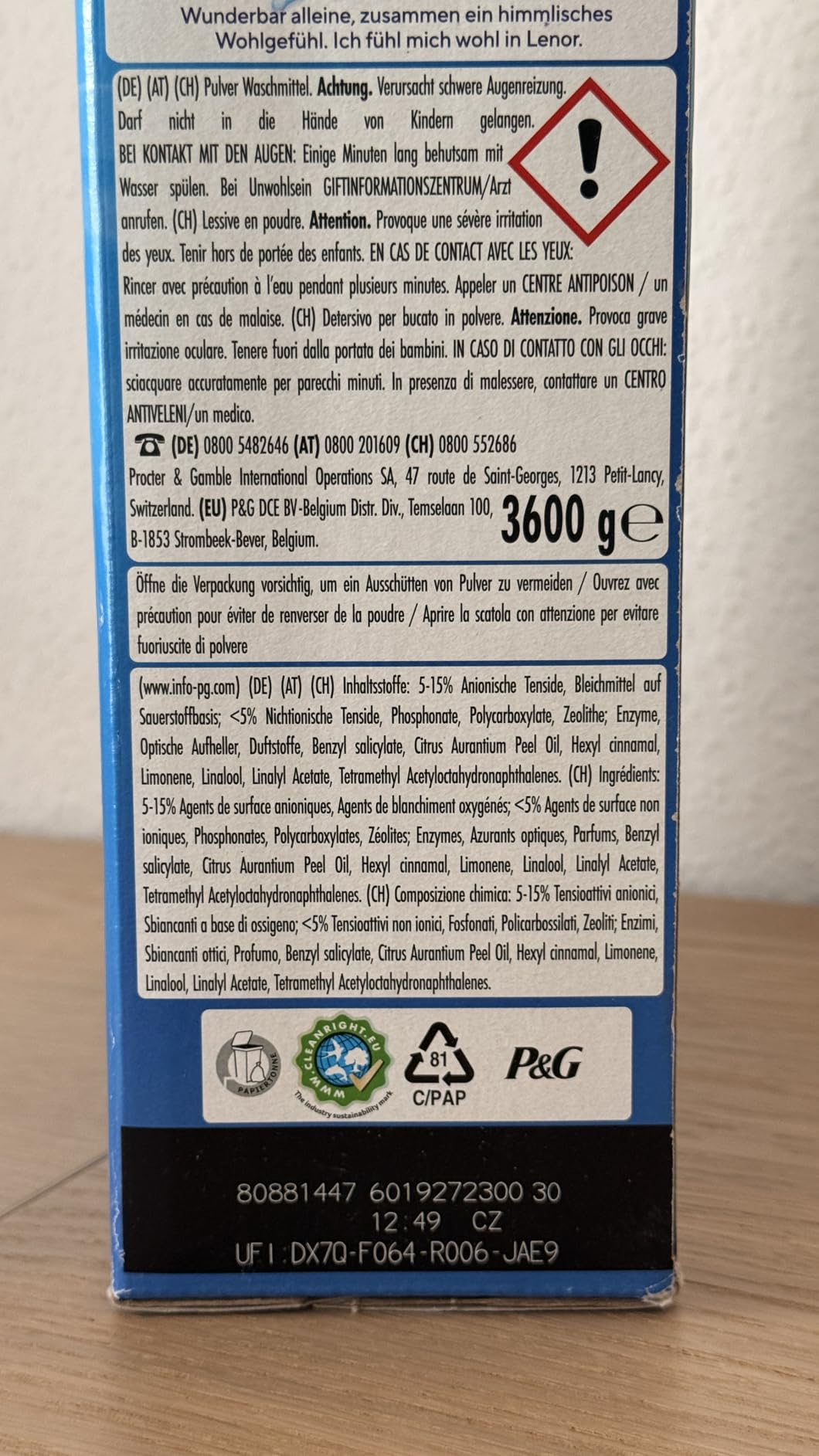 Sauber ja, aber nicht für mich