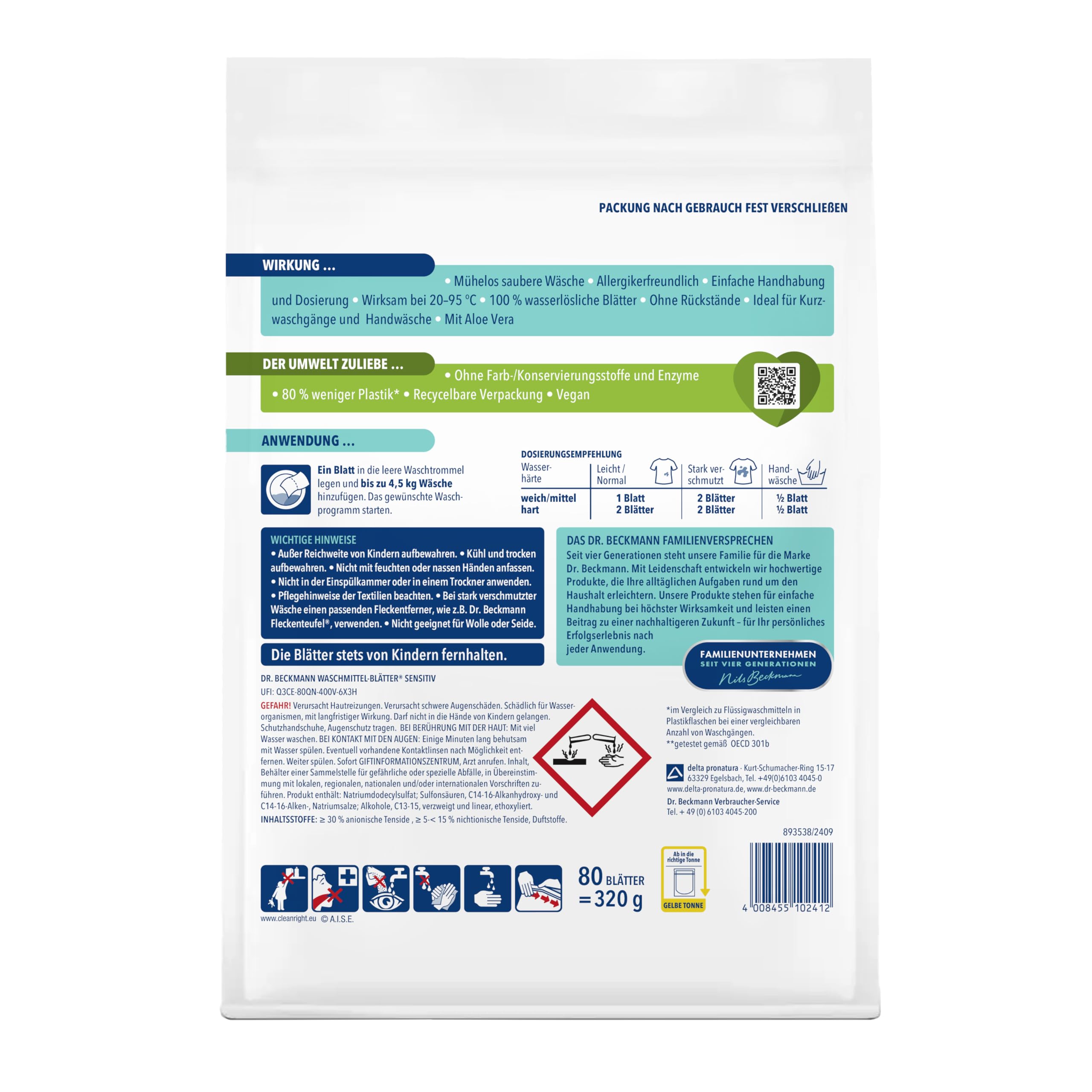 dr-beckmann-magic-leaves-sensitiv-waschmittel-bl-tter-80-bl-tter-baumwollbl-te image 2