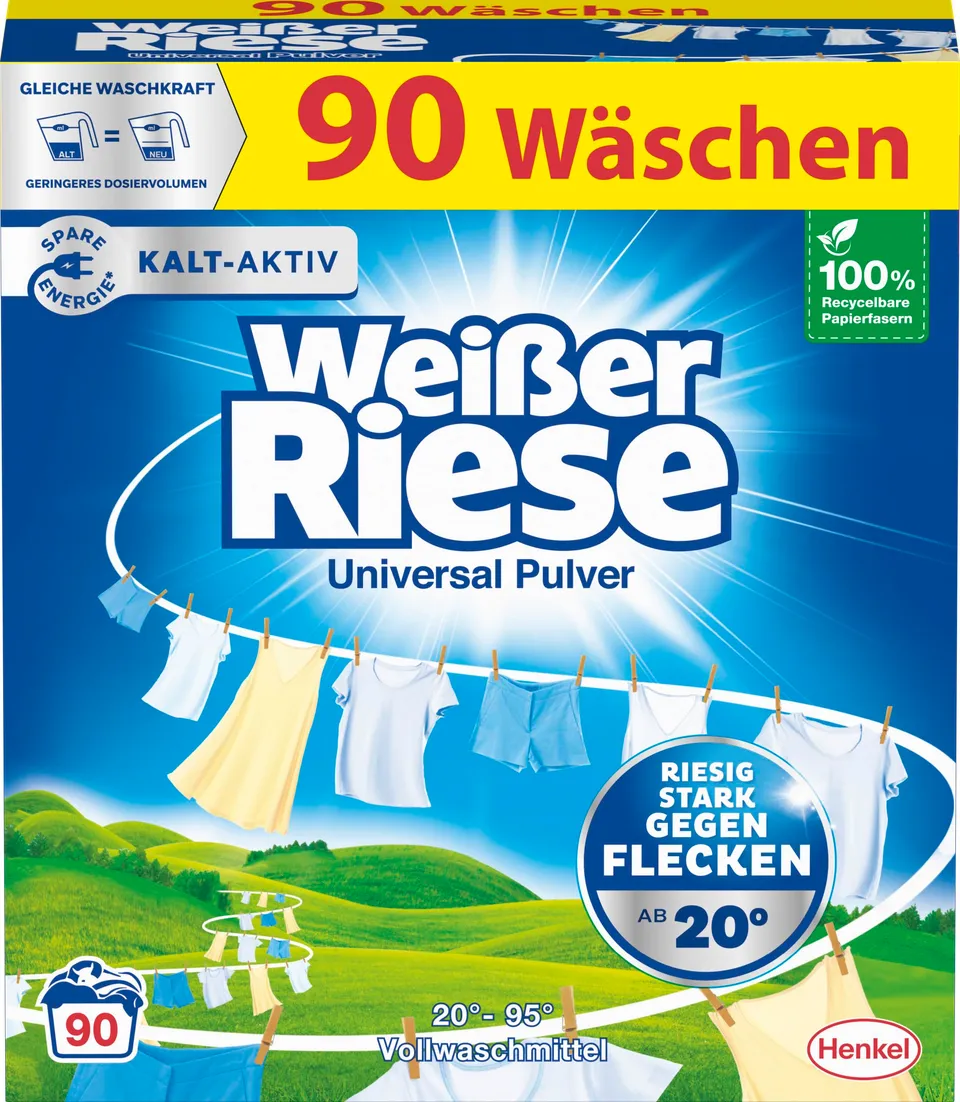 wei-er-riese-universal-pulver-90-waschladungen-vollwaschmittel image 1