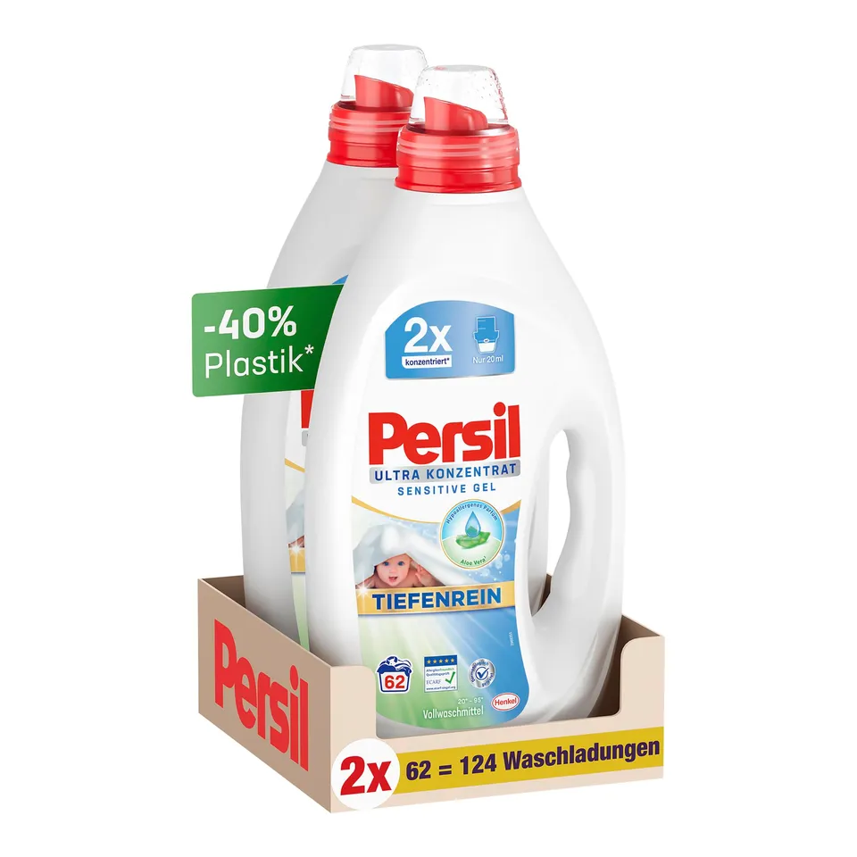 persil-sensitive-fl-ssigwaschmittel-ultra-konzentrat-124-waschladungen image 1