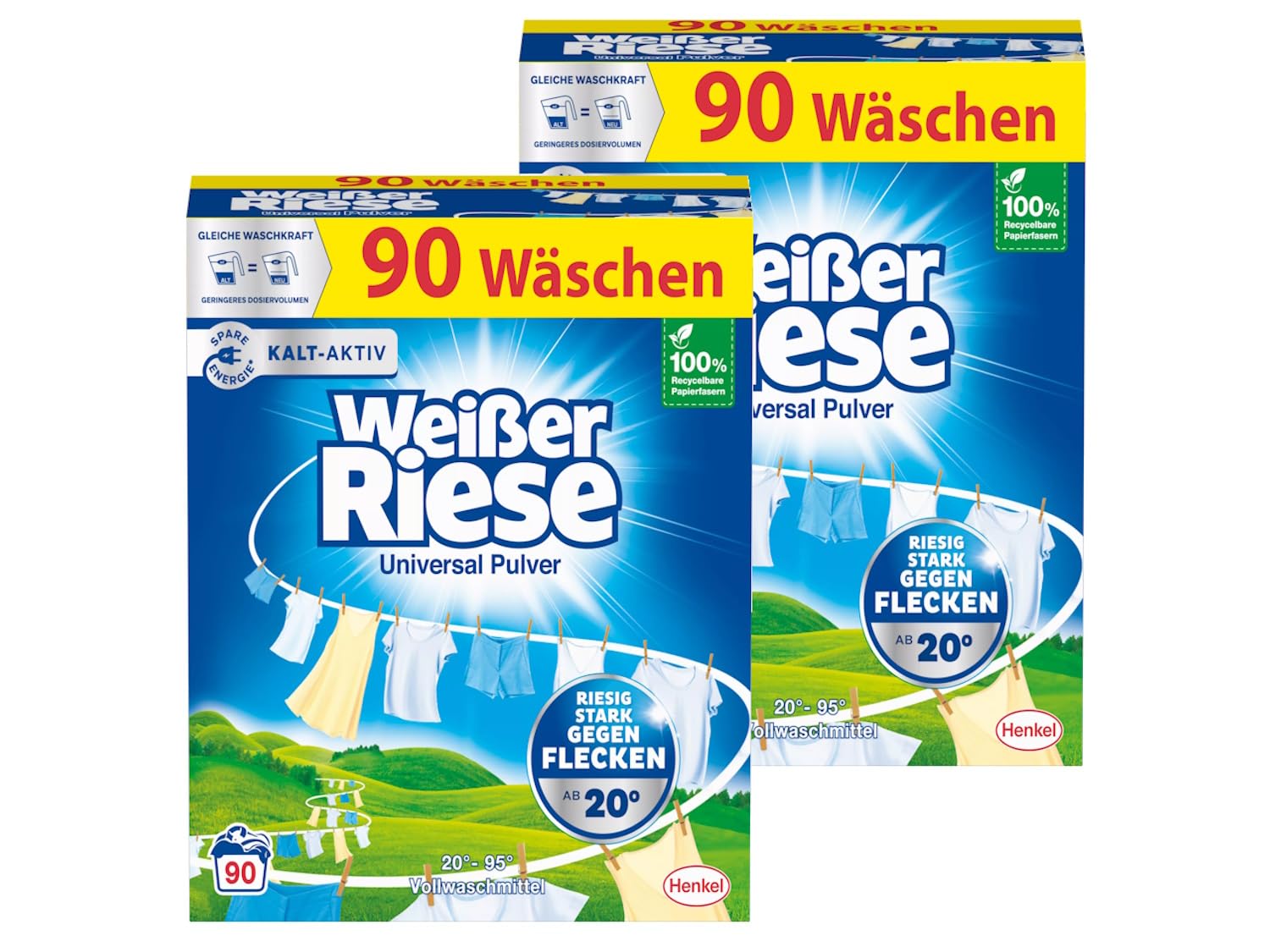 wei-er-riese-universal-pulver-180-waschladungen-2x-90-wl-vollwaschmittel image 1