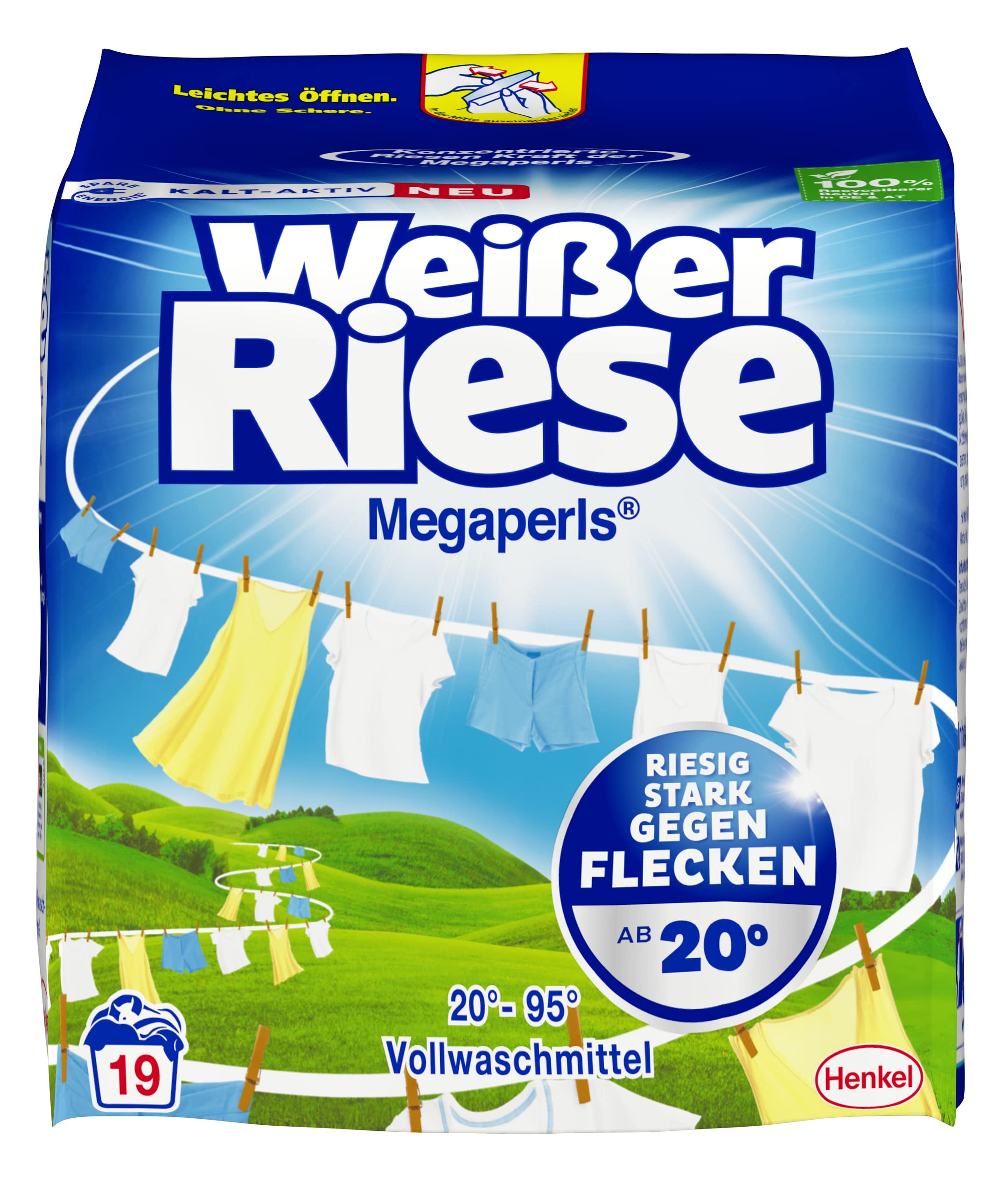 wei-er-riese-universal-megaperls-vollwaschmittel-19-ladungen image 1