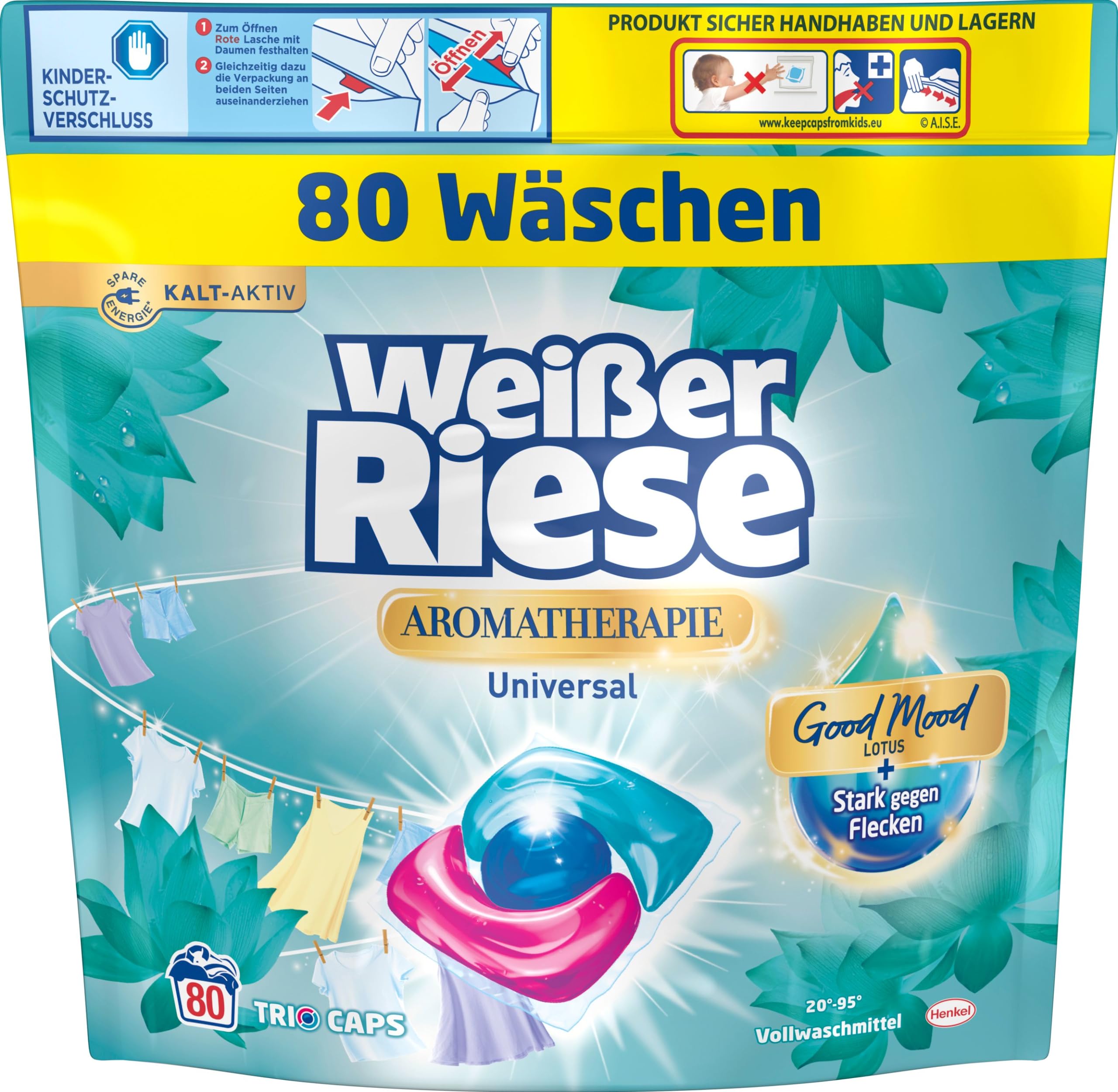 wei-er-riese-universal-trio-caps-aromatherapie-lotus-160-waschladungen image 2