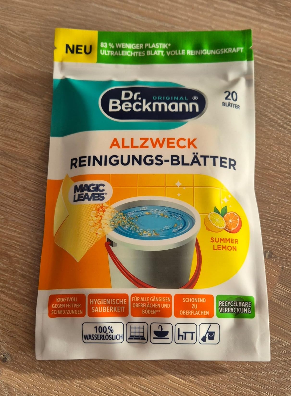 Für leichte Verschmutzung top