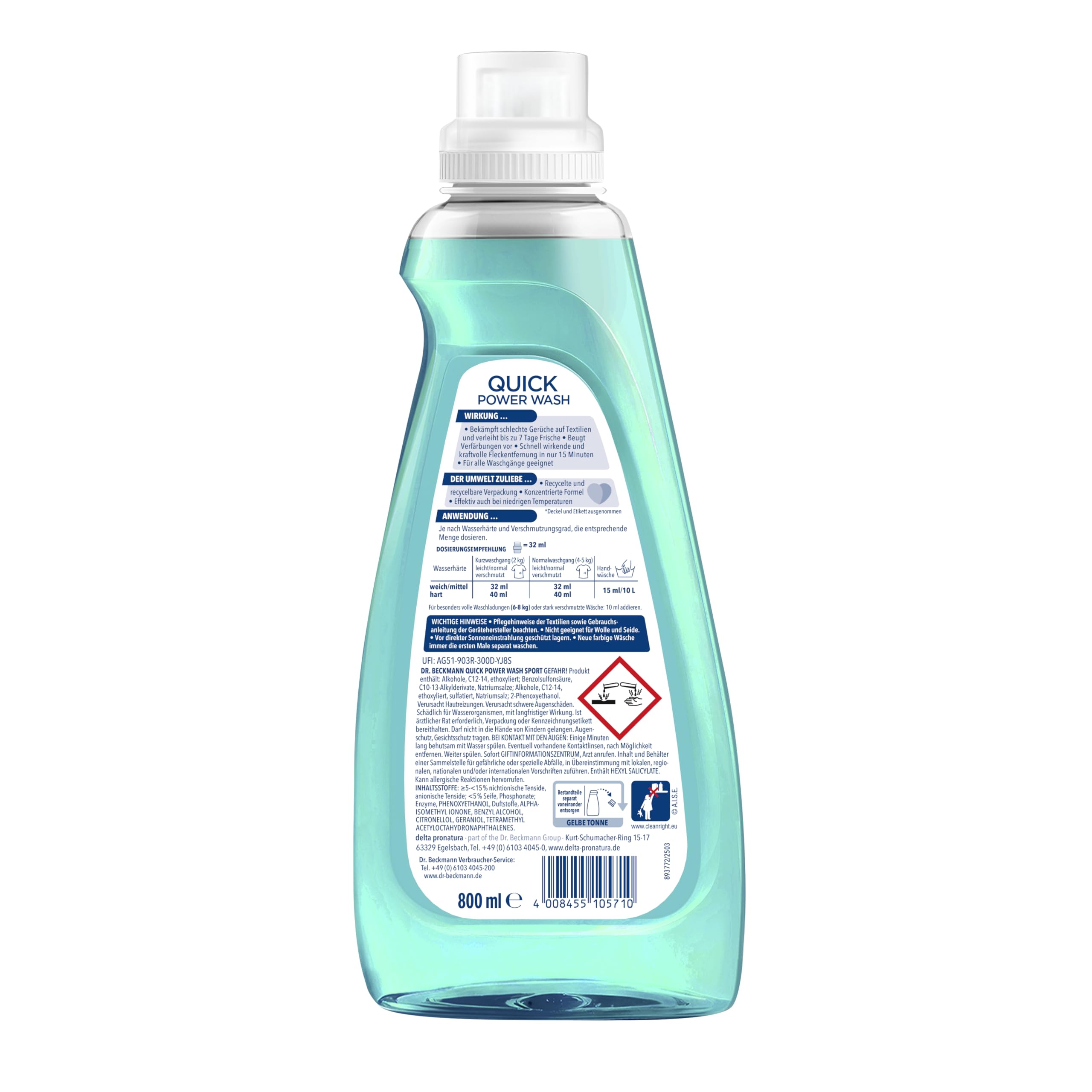 dr-beckmann-quick-power-wash-sport-fl-ssigwaschmittel-800-ml image 3