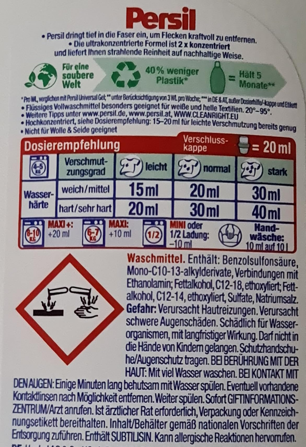 Wäscht gut, Duft stark