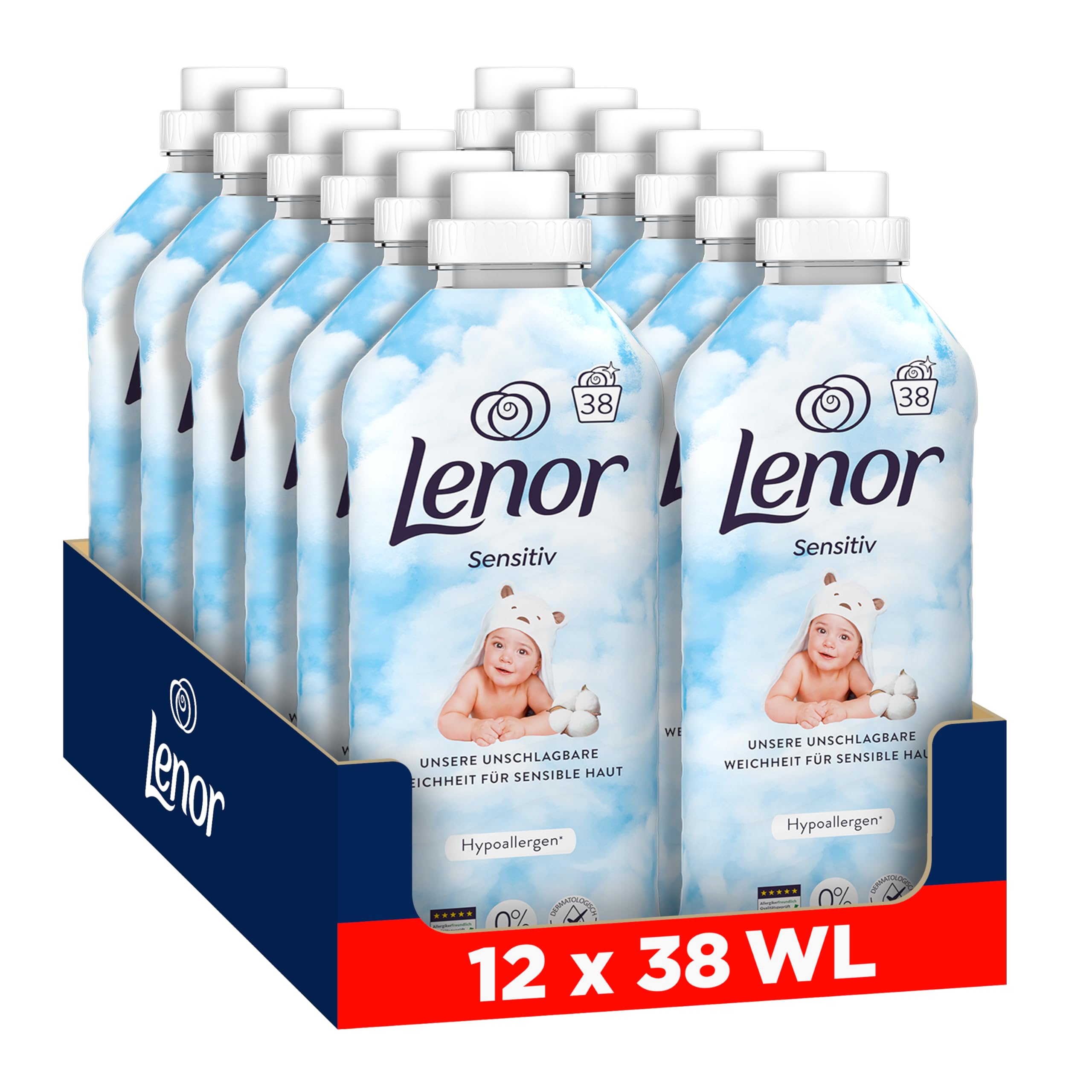 lenor-weichsp-ler-sensitiv-12x38-w-schen image 1