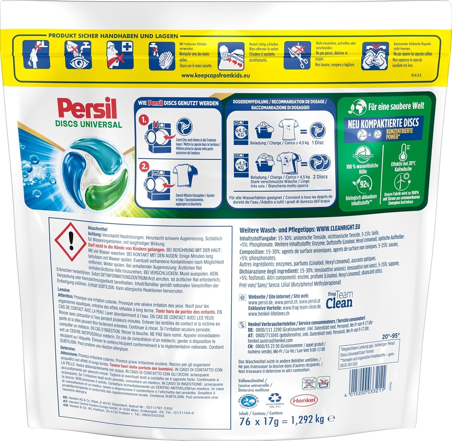 persil-universal-4in1-discs-76-waschladungen-vollwaschmittel image 2