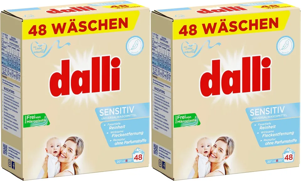 dalli-sensitiv-vollwaschmittel-pulver-96-wl-2x3-12kg-f-r-wei-e-w-sche image 1