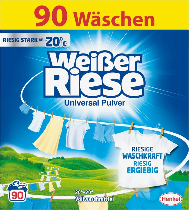 wei-er-riese-universal-waschmittel-pulver-90-waschladungen image 1