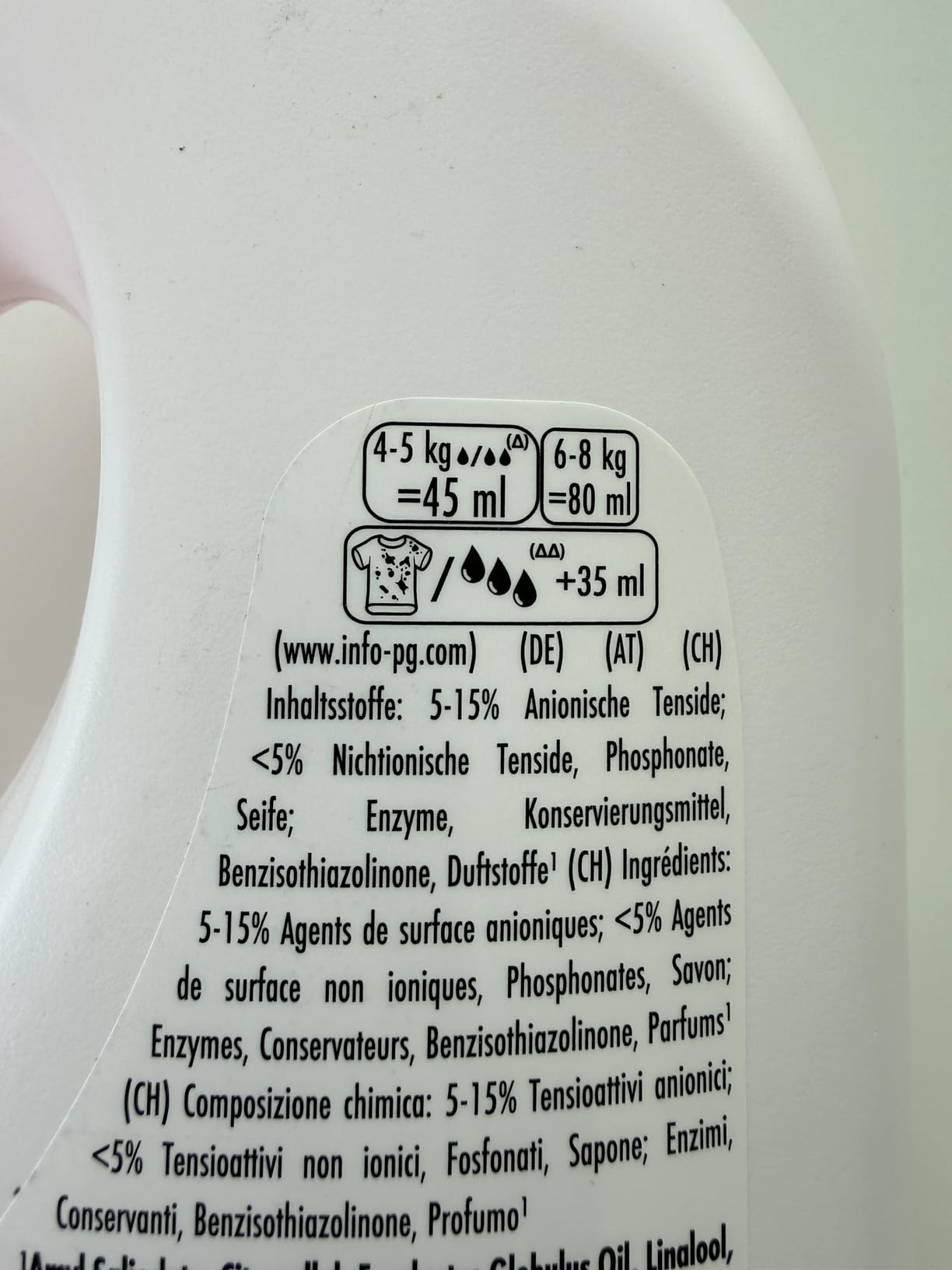Gut, aber Duft sehr intensiv