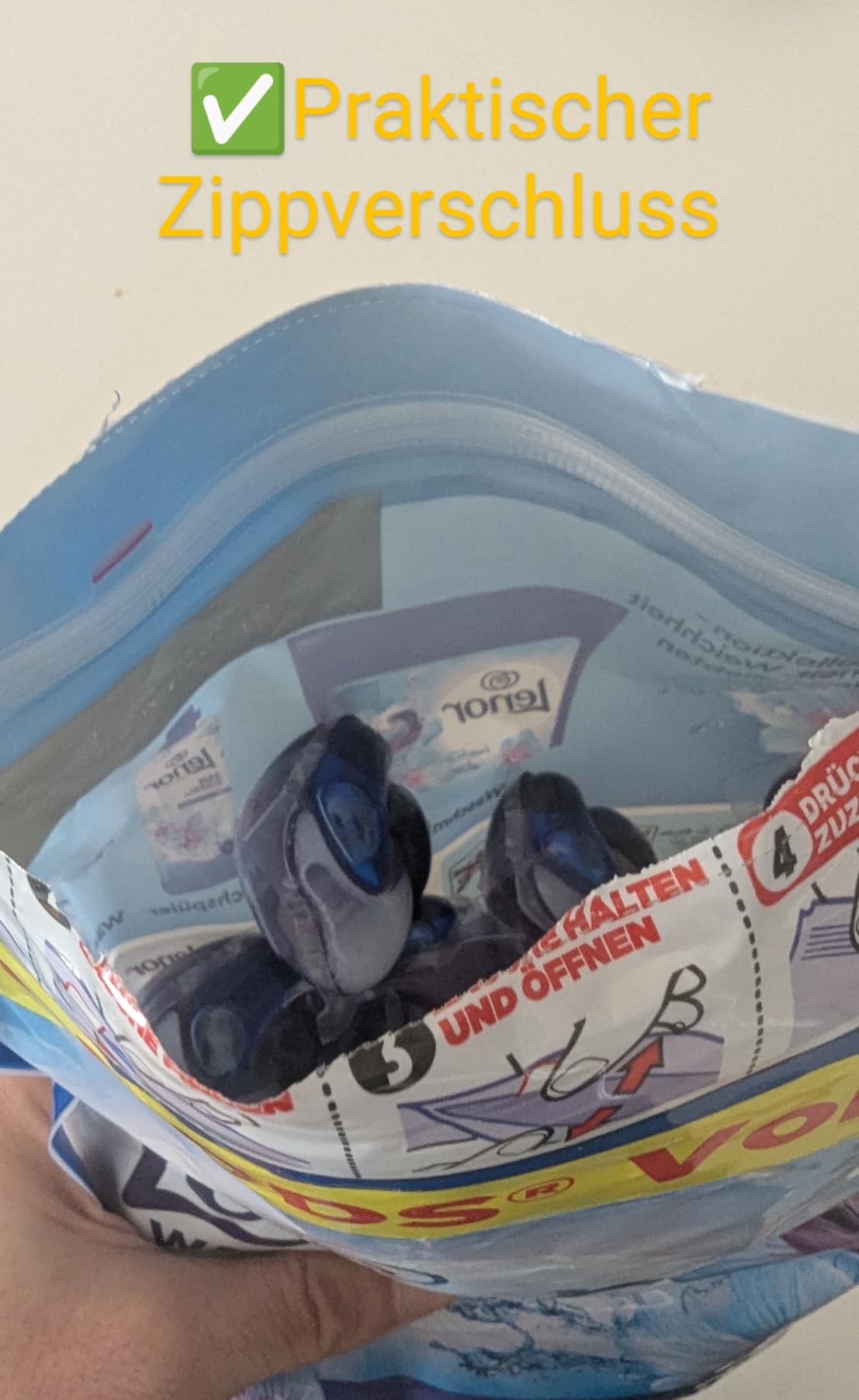 Riecht super und wäscht sauber