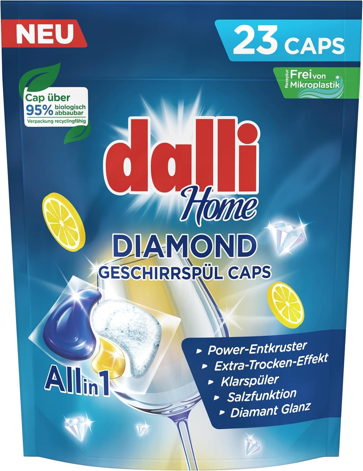 dalli-home-diamond-all-in-1-geschirrsp-l-caps-4x-23-tabs-92-tabs image 2