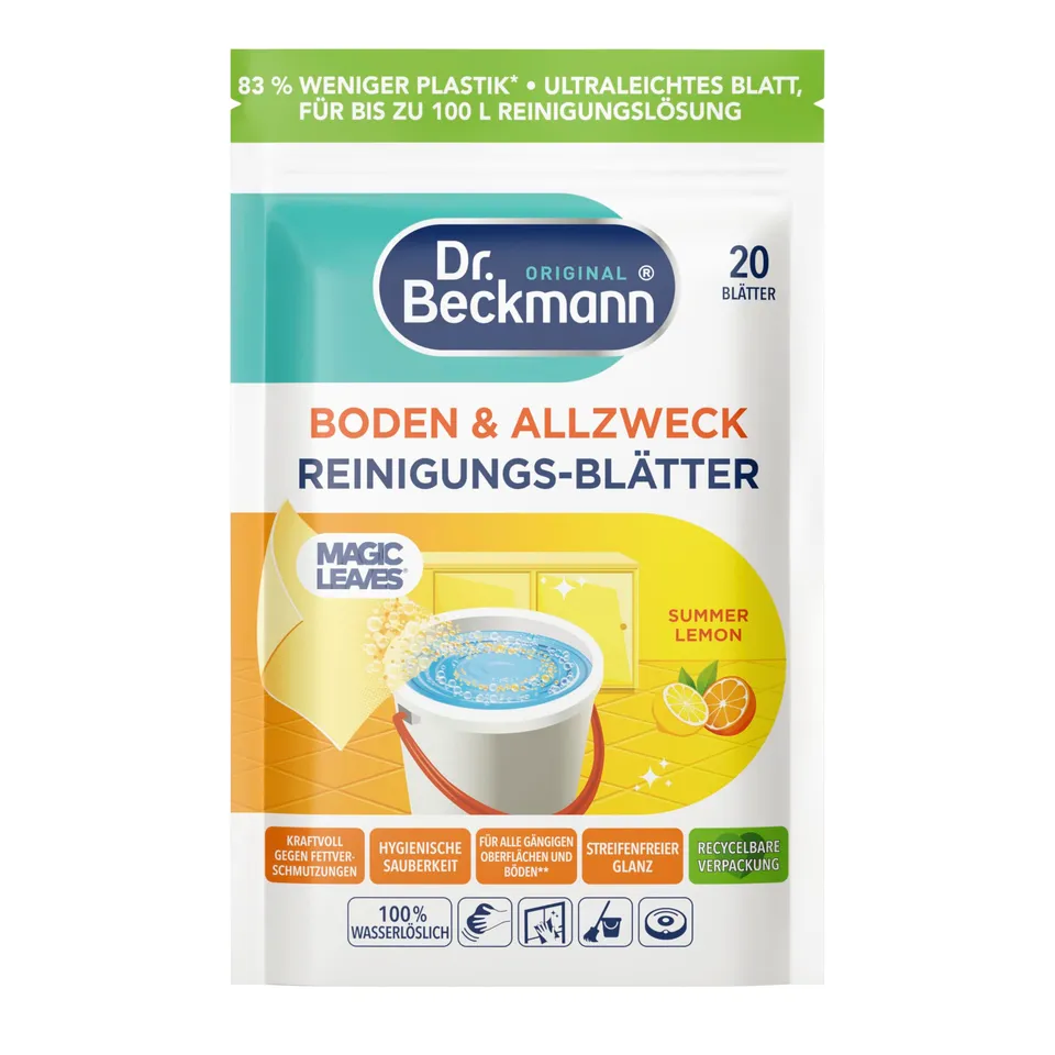 dr-beckmann-allzweck-reinigungs-bl-tter-summer-lemon-20-st-ck image 1