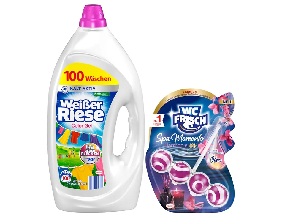 wei-er-riese-color-gel-100-waschladungen-wc-frisch-spa-momente image 1