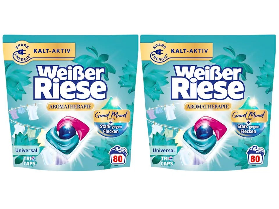 wei-er-riese-universal-trio-caps-aromatherapie-lotus-160-waschladungen image 1