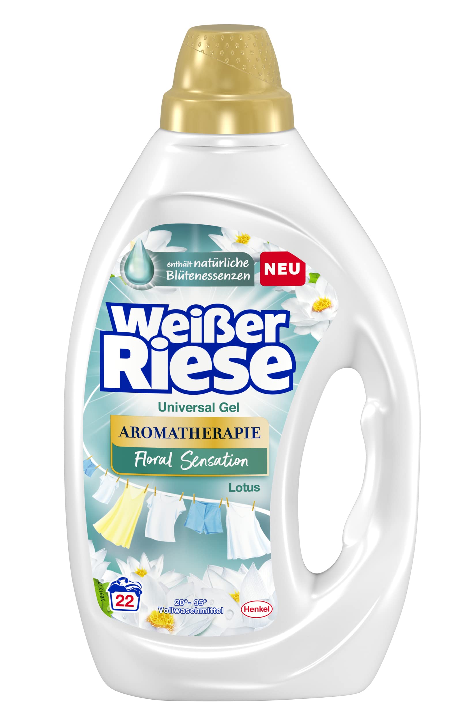 wei-er-riese-universal-gel-aromatherapie-floral-sensation-lotus-22-waschladungen image 1