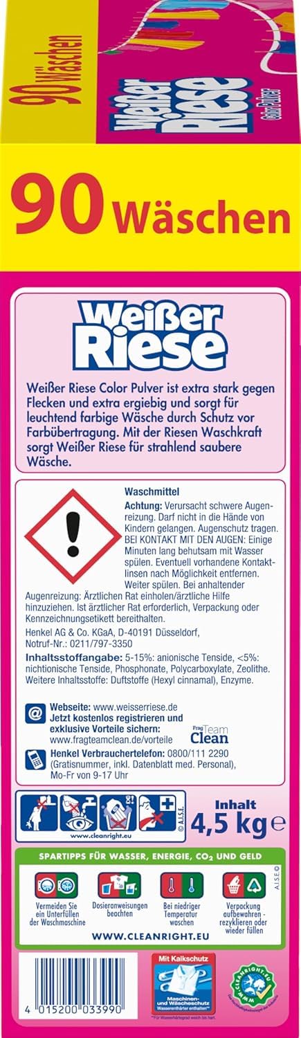 wei-er-riese-color-pulver-90-waschladungen-kalt-aktiv-ab-20-c image 2