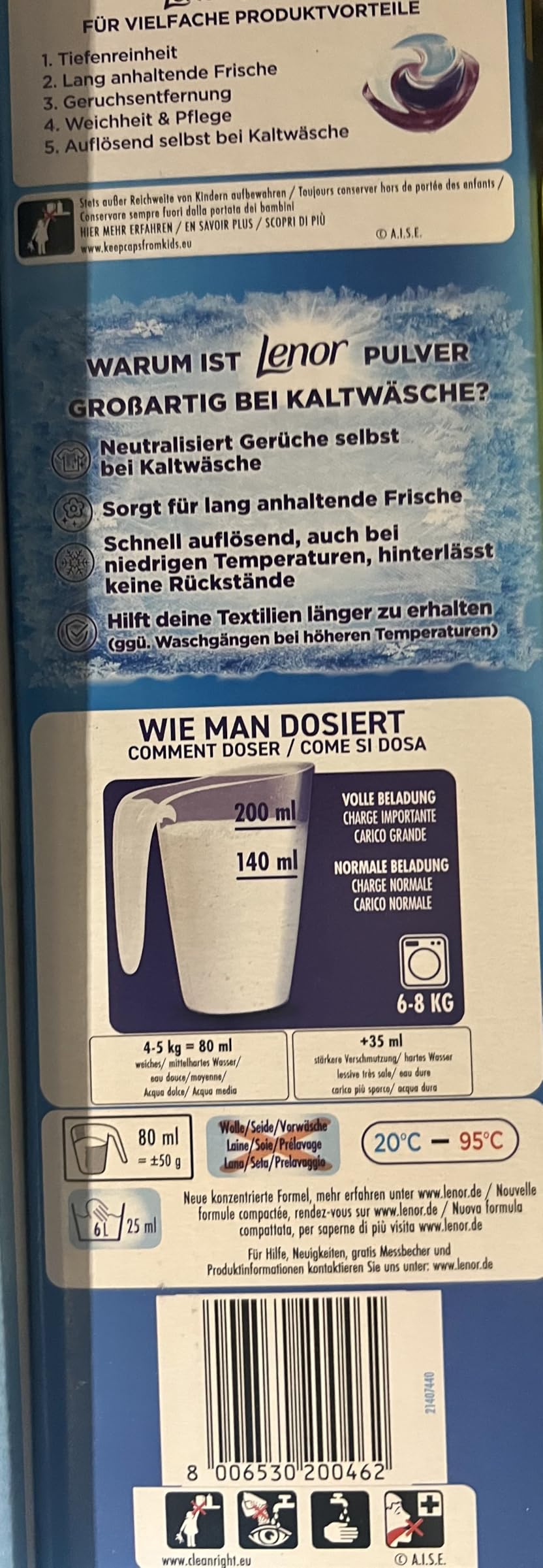 Gut, aber stark parfümiert