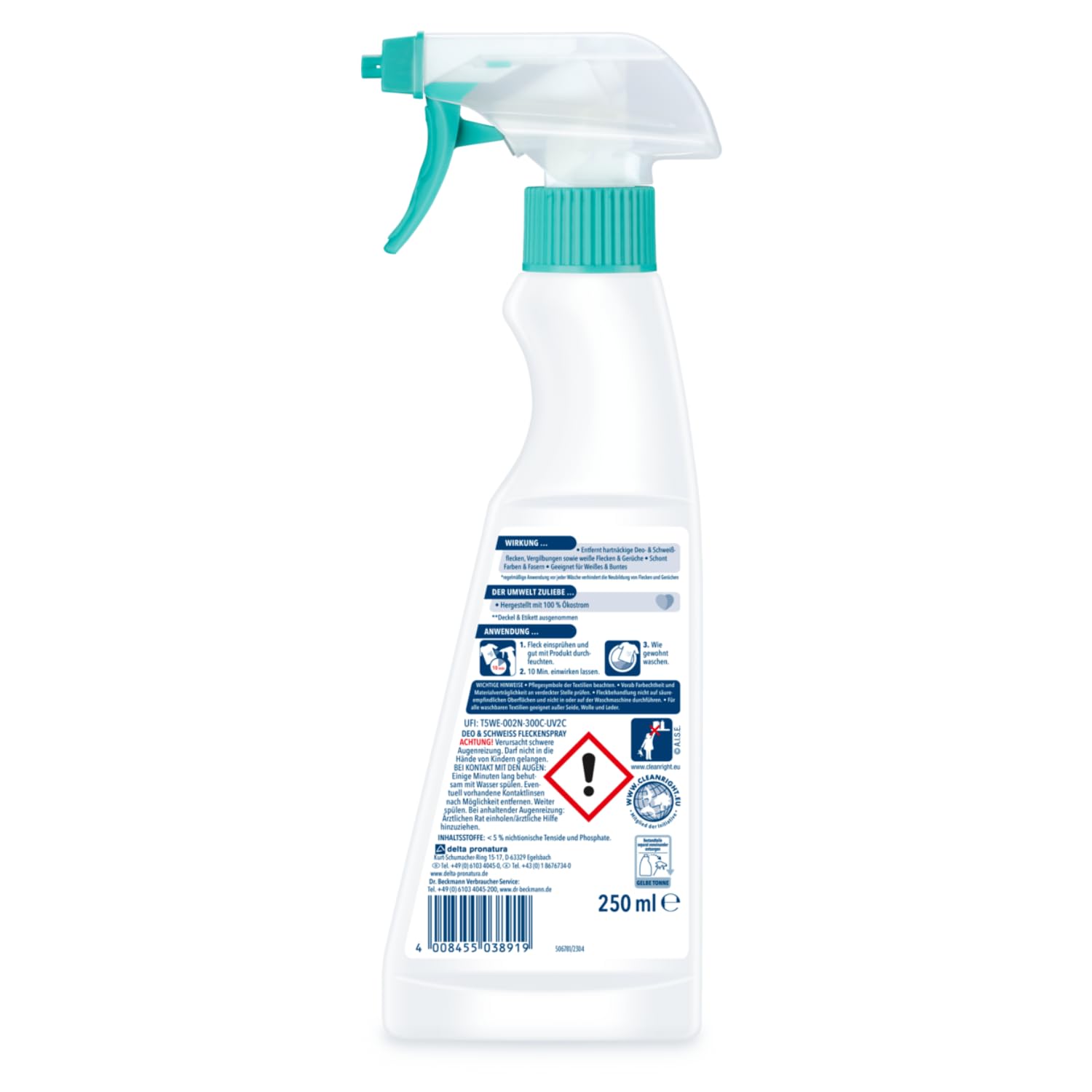 dr-beckmann-fleckenspray-deo-schwei-spezialfleckentferner-250-ml image 2