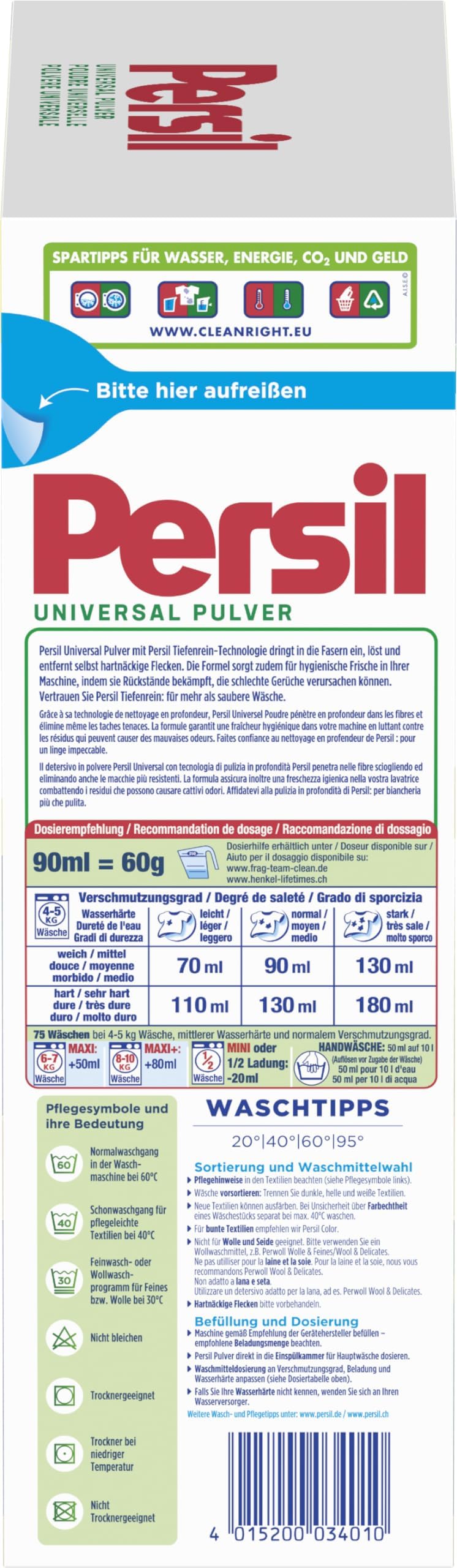 persil-universal-pulver-tiefenrein-vollwaschmittel-75-waschladungen image 3