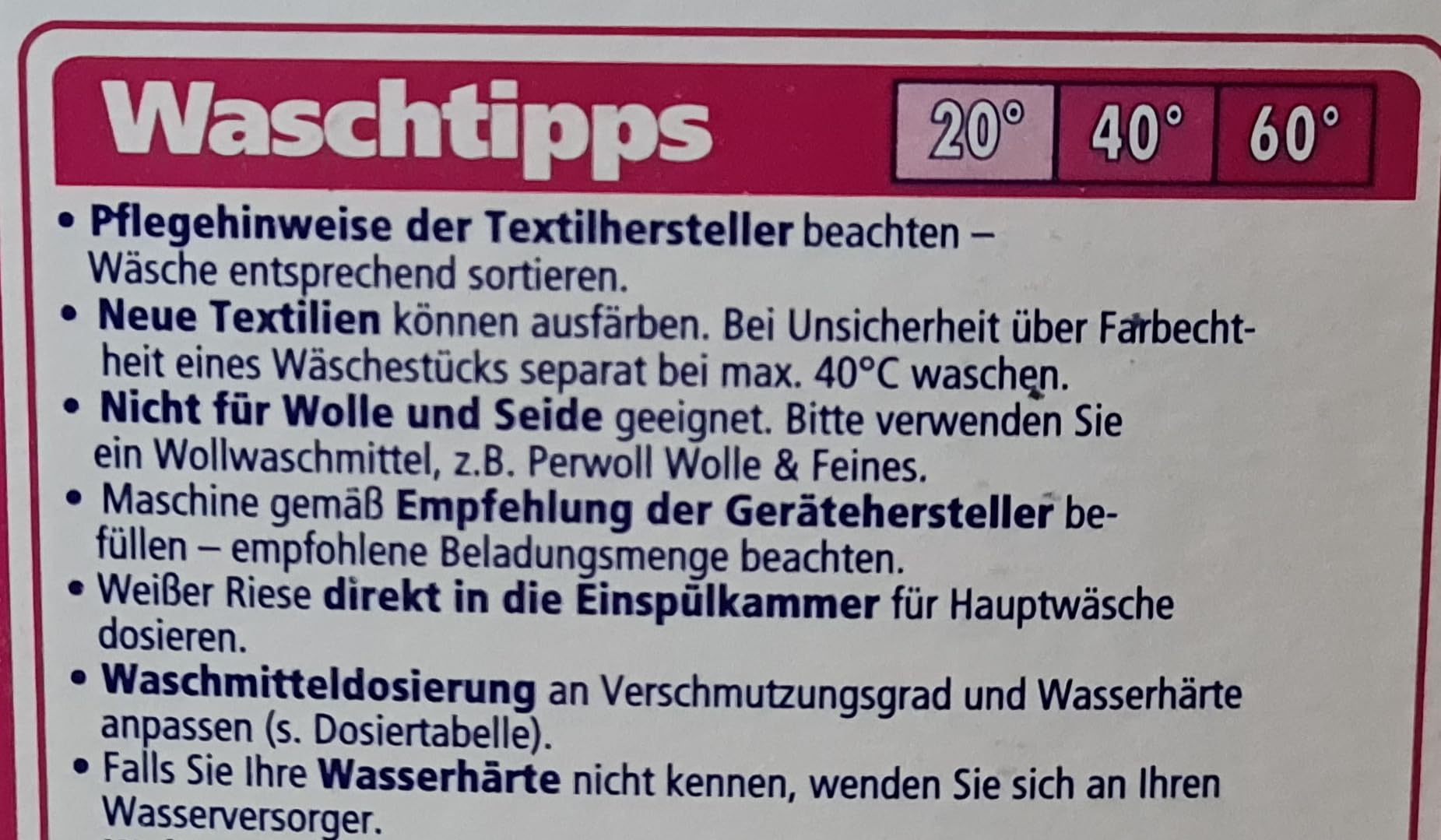 Klassisches Pulver, starke Leistung