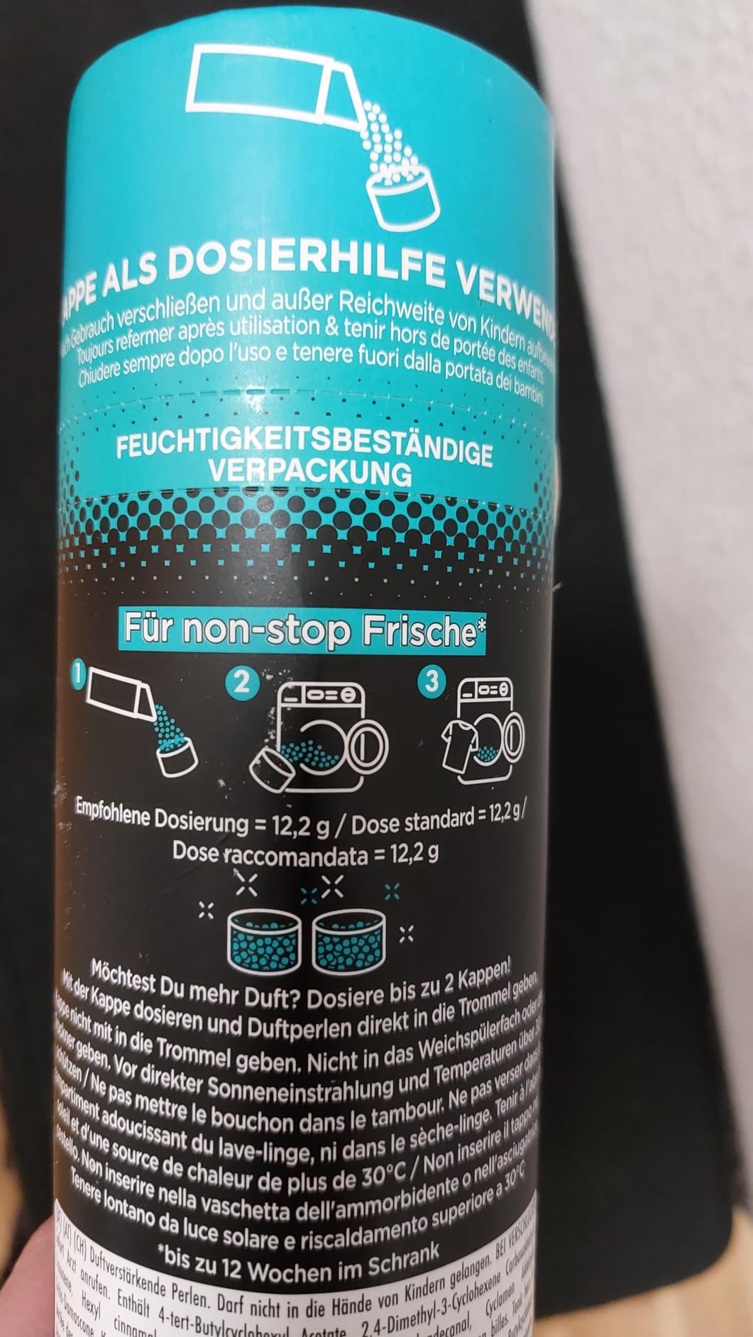 Für Mief-Klamotten ideal