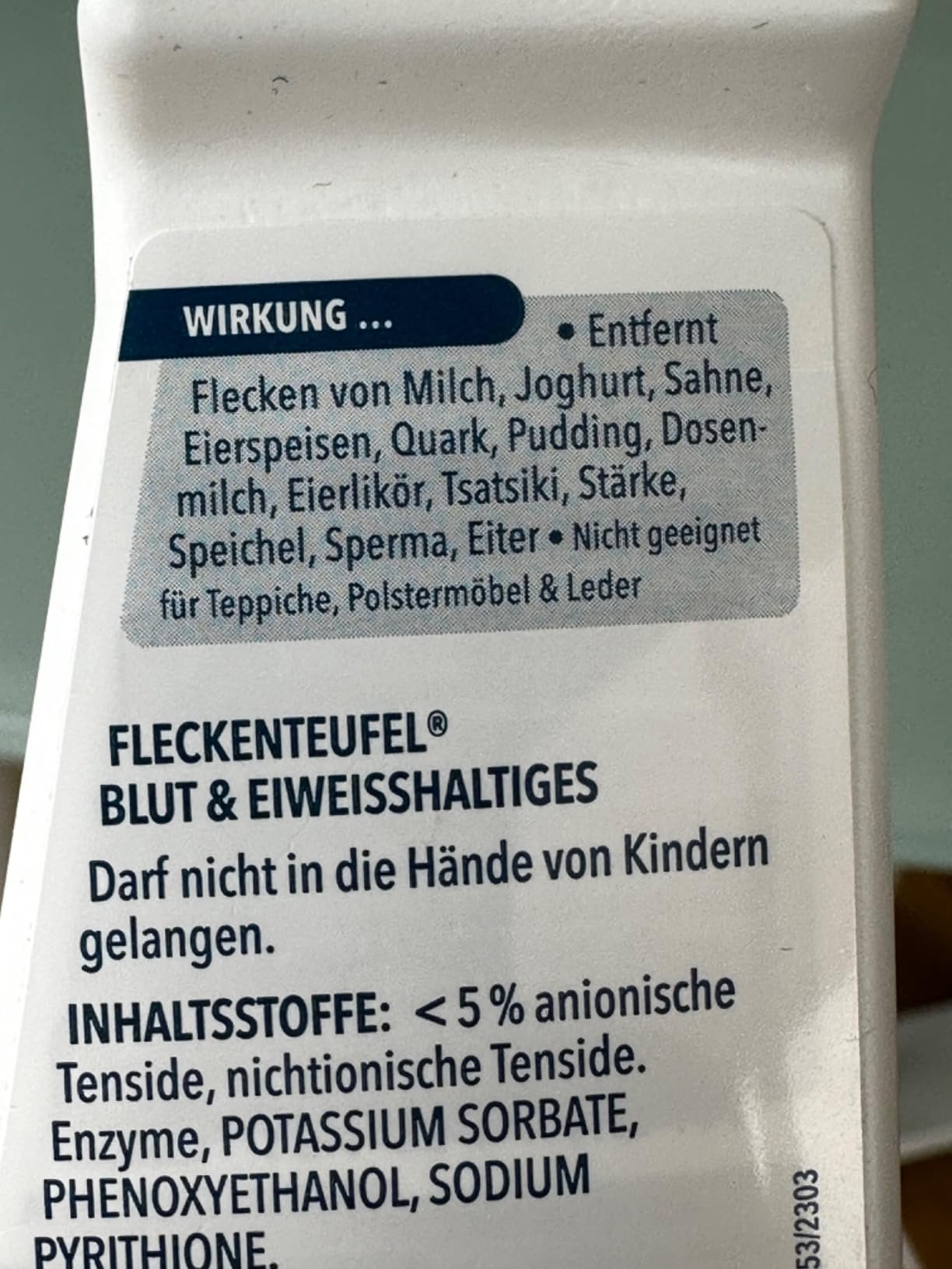 Auch Ei und Milch okay