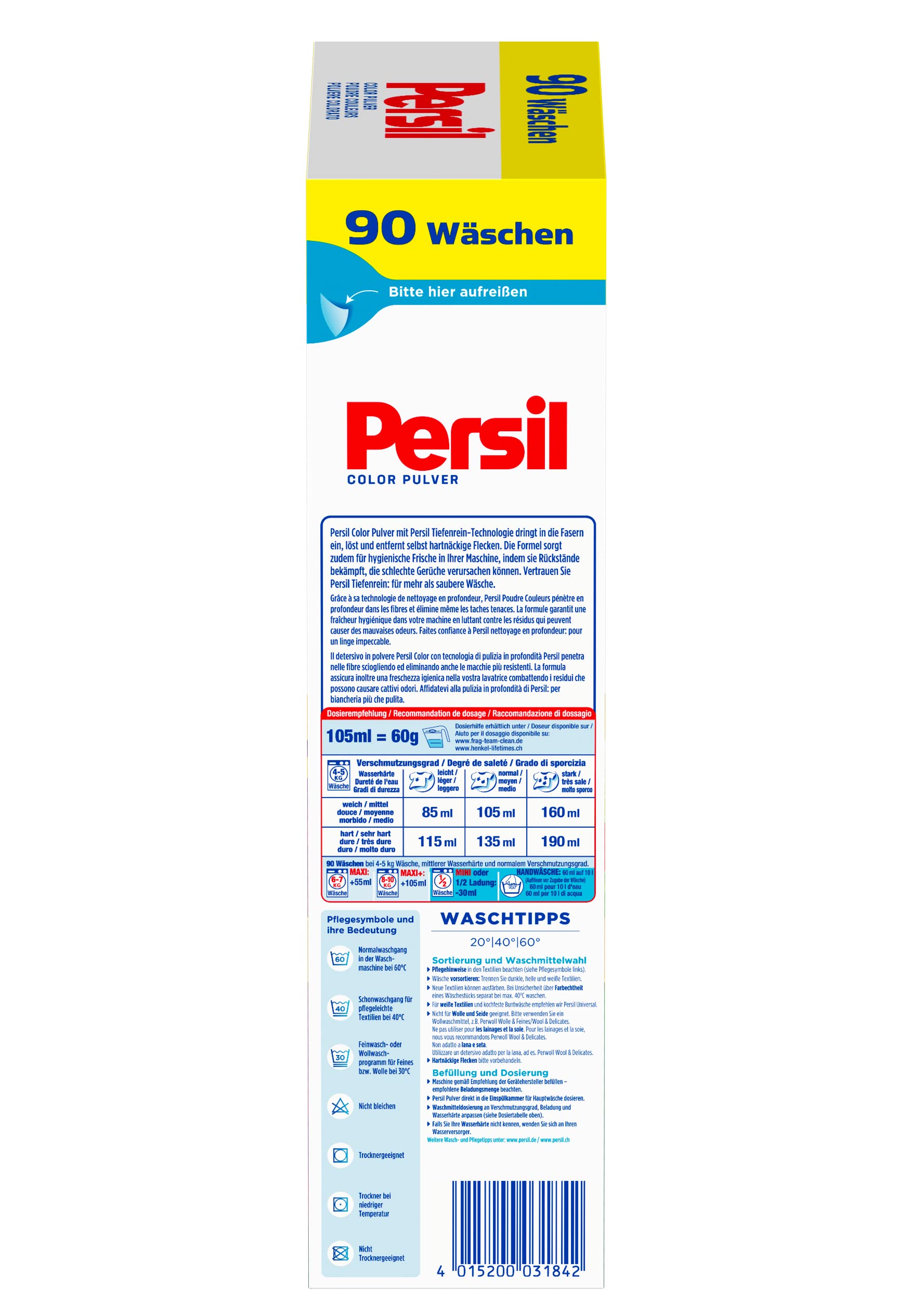 persil-color-pulver-tiefenrein-colorwaschmittel-90-waschladungen image 8