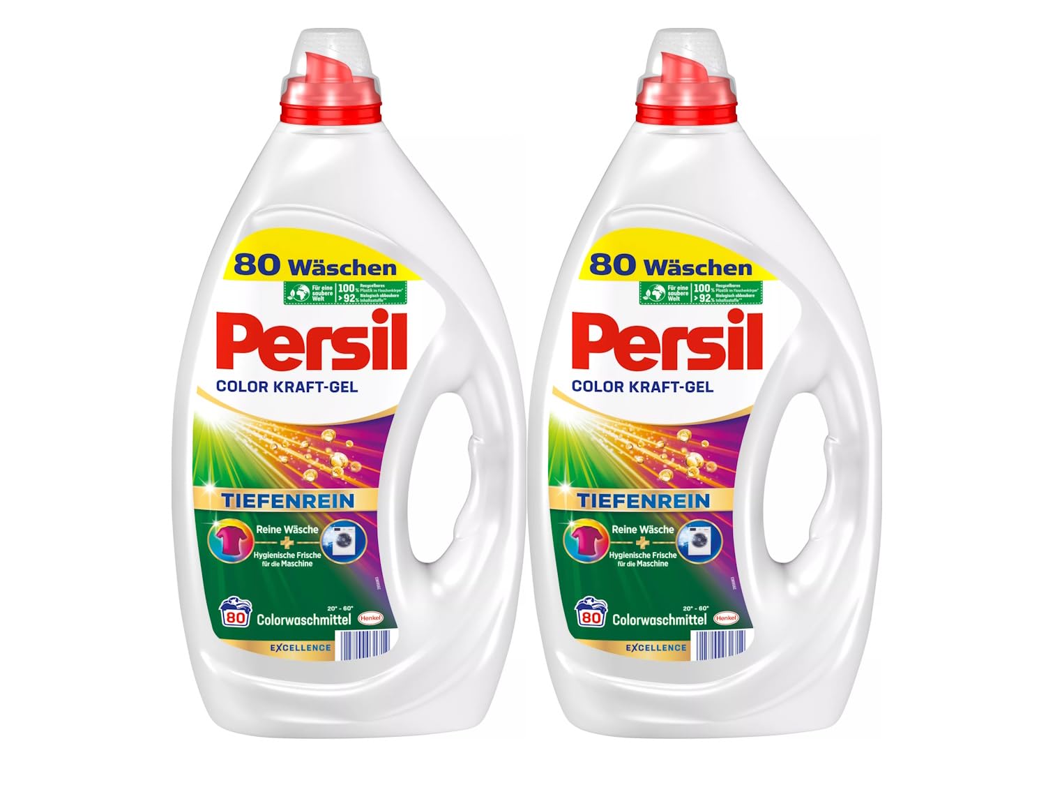 persil-color-kraft-gel-fl-ssigwaschmittel-2x-80-waschladungen image 1