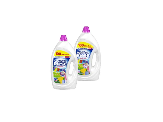 wei-er-riese-gel-color-2x-100-waschladungen-colorwaschmittel image 1