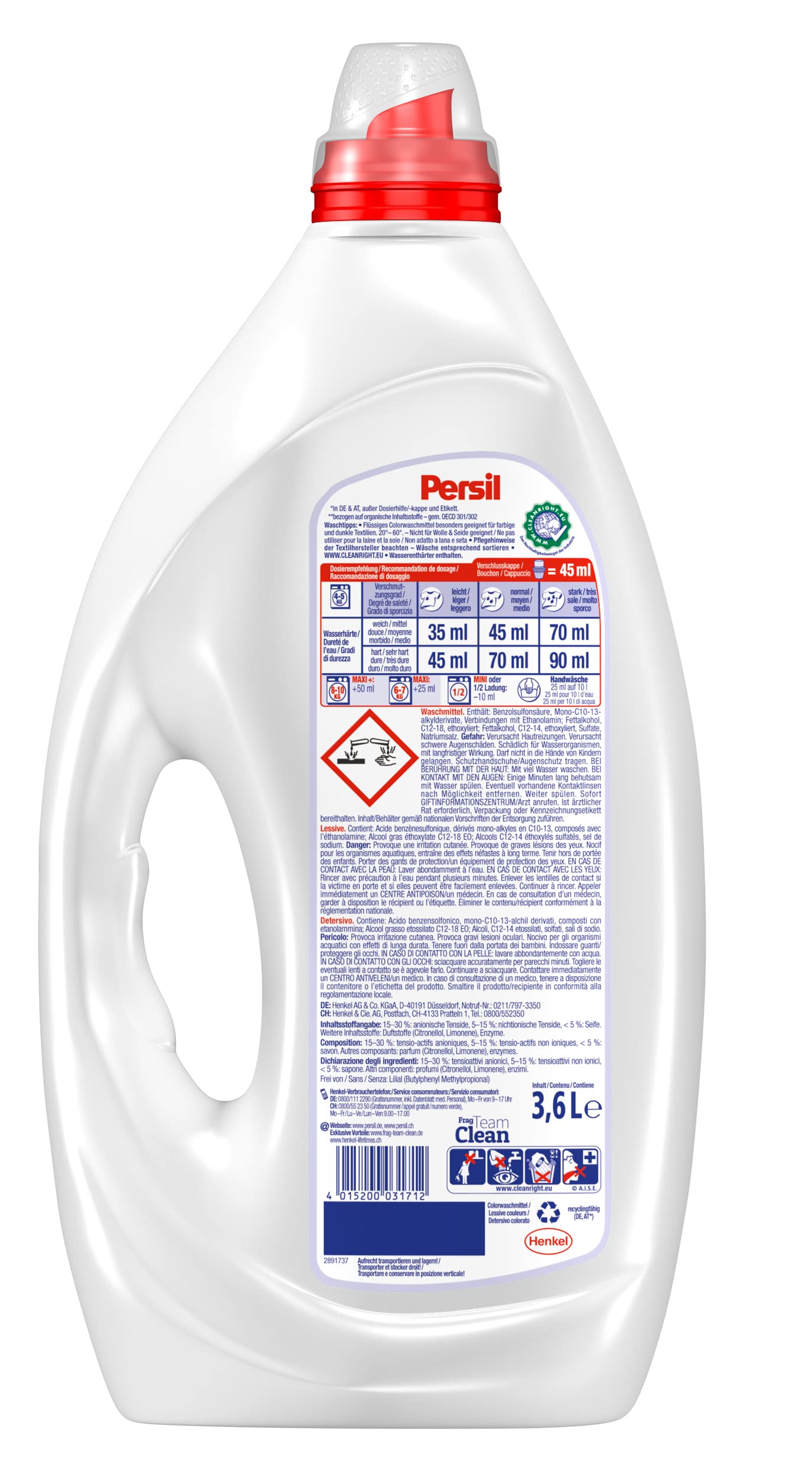 persil-color-kraft-gel-fl-ssigwaschmittel-2x-80-waschladungen image 2