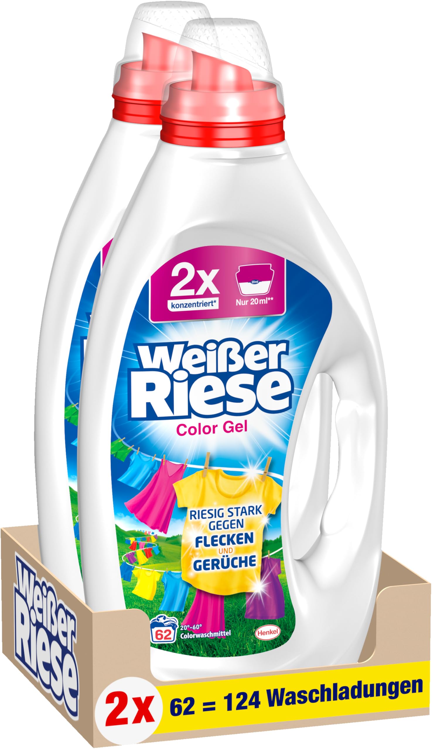 wei-er-riese-color-fl-ssigwaschmittel-konzentrat-124-waschladungen image 1