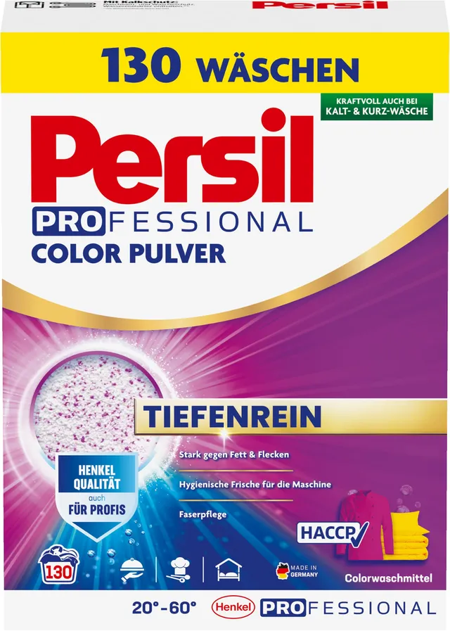 persil-professional-color-pulver-tiefenrein-130-waschladungen-colorwaschmittel image 1