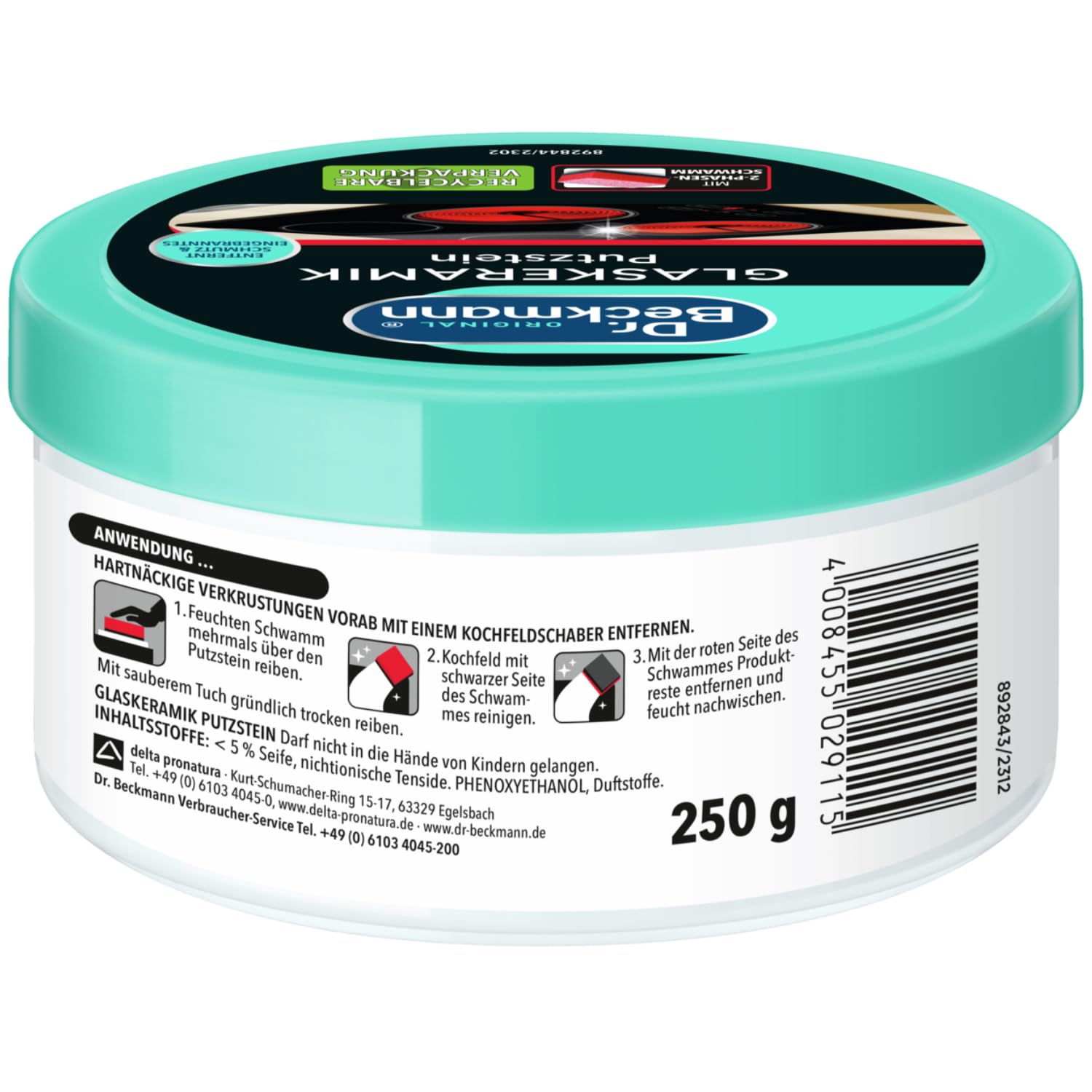 dr-beckmann-glaskeramik-putzstein-250-g-mit-spezialschwamm image 2