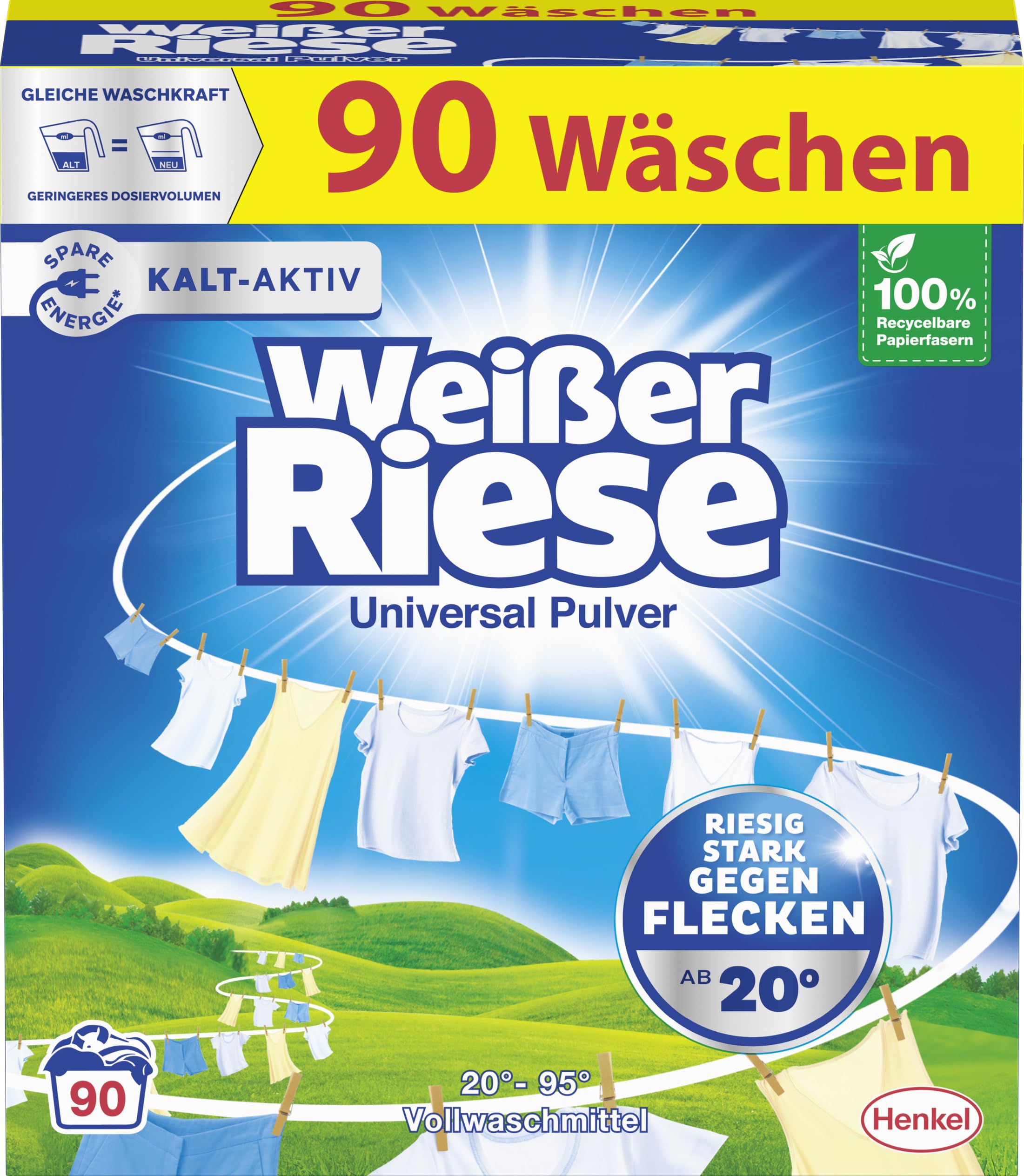 wei-er-riese-universal-pulver-90-waschladungen-vollwaschmittel image 1