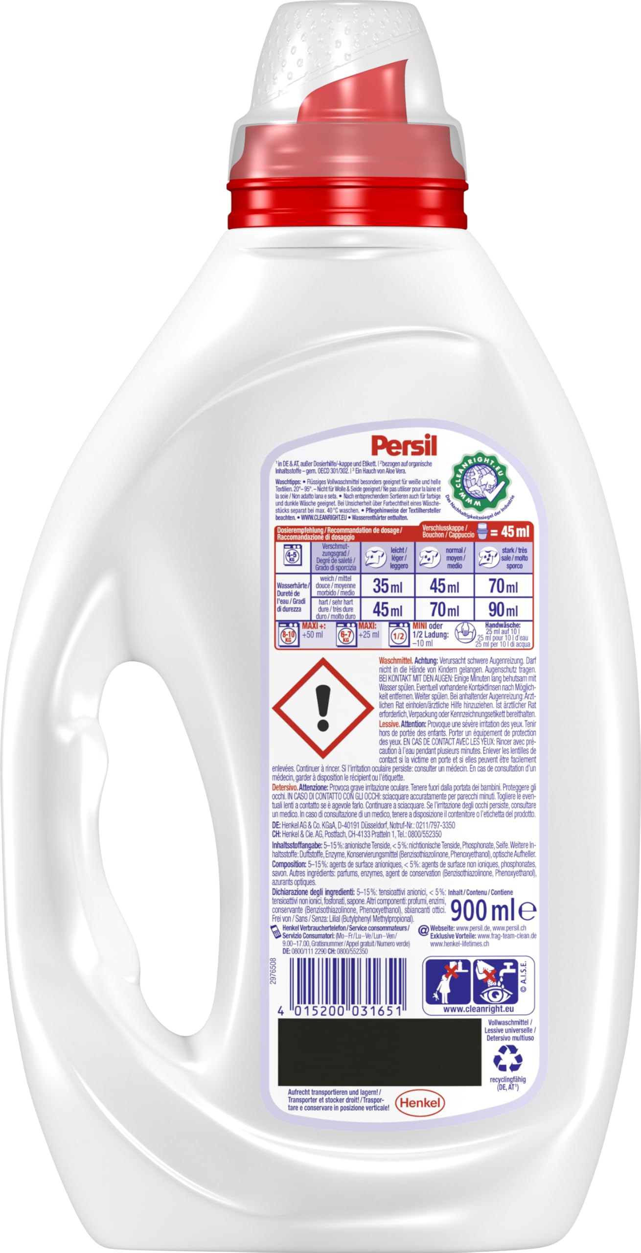 persil-sensitive-gel-fl-ssigwaschmittel-20-waschladungen image 3