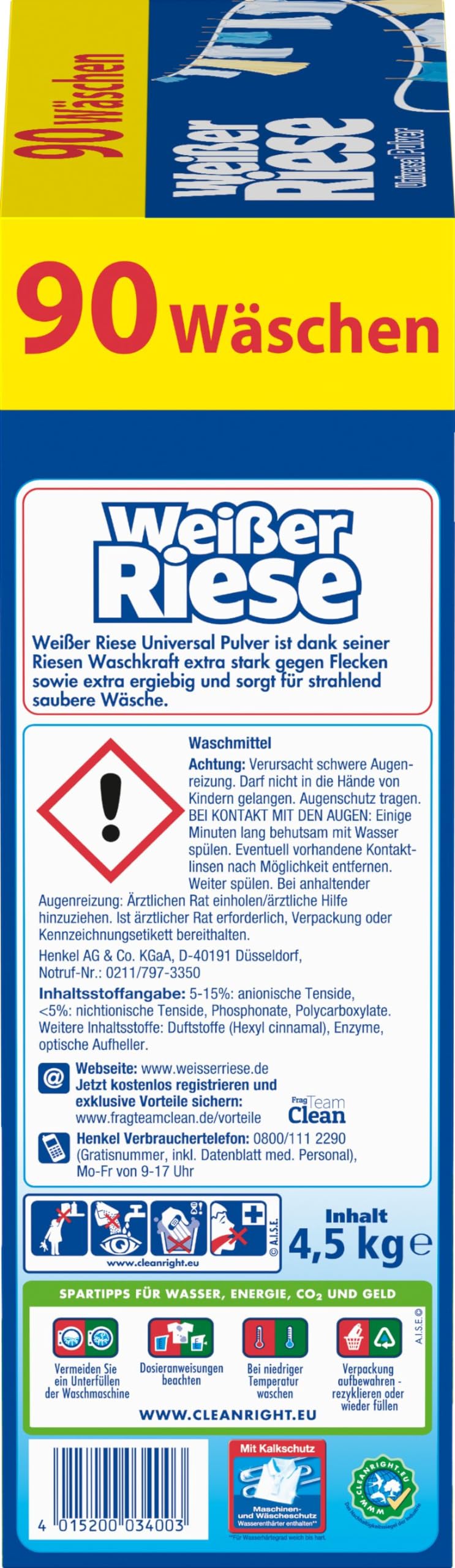 wei-er-riese-pulver-set-270-waschladungen-1x-color-2x-universal-vollwaschmittel image 7
