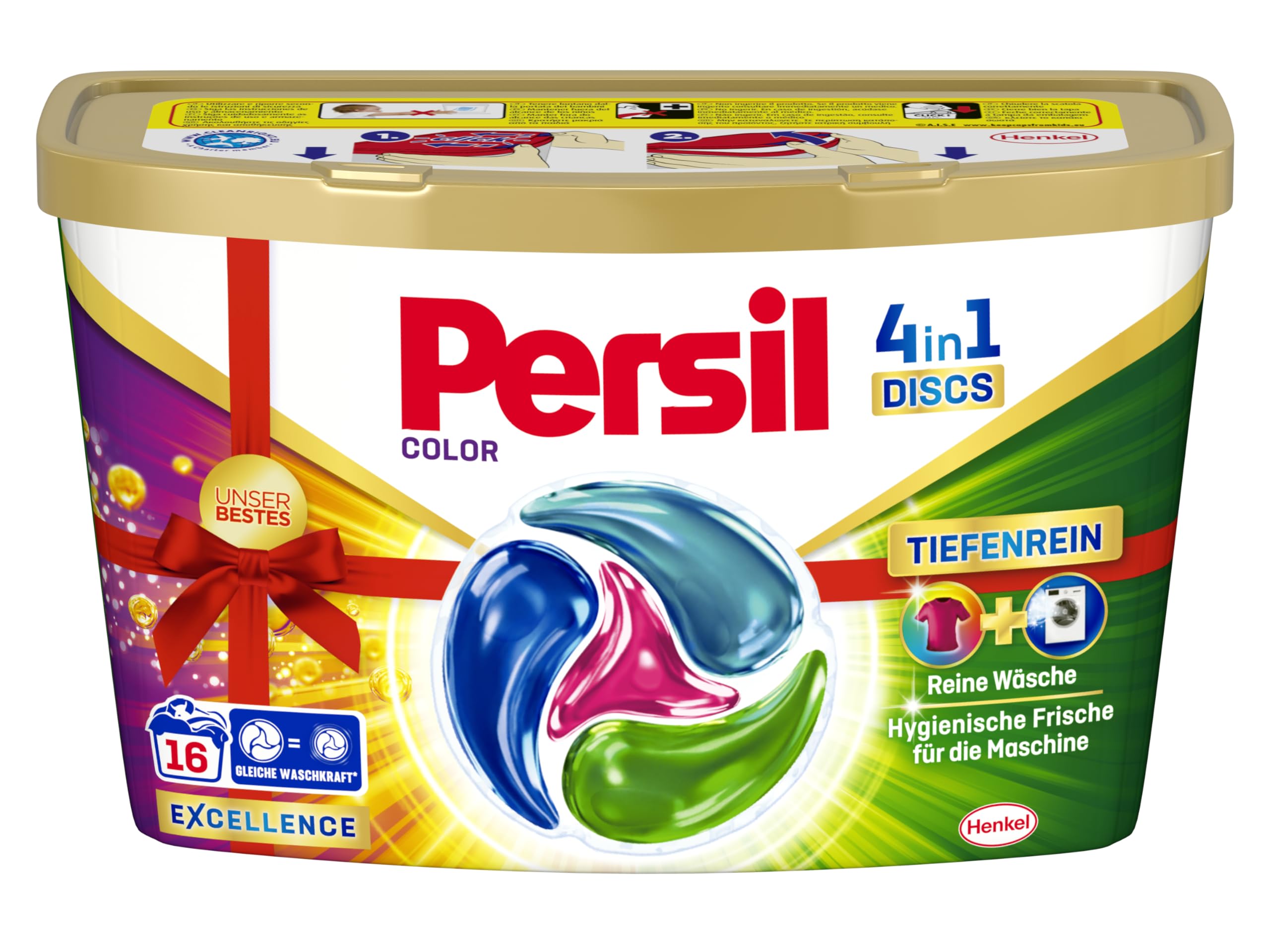 persil-4in1-color-discs-colorwaschmittel-8-x-16-waschladungen image 3