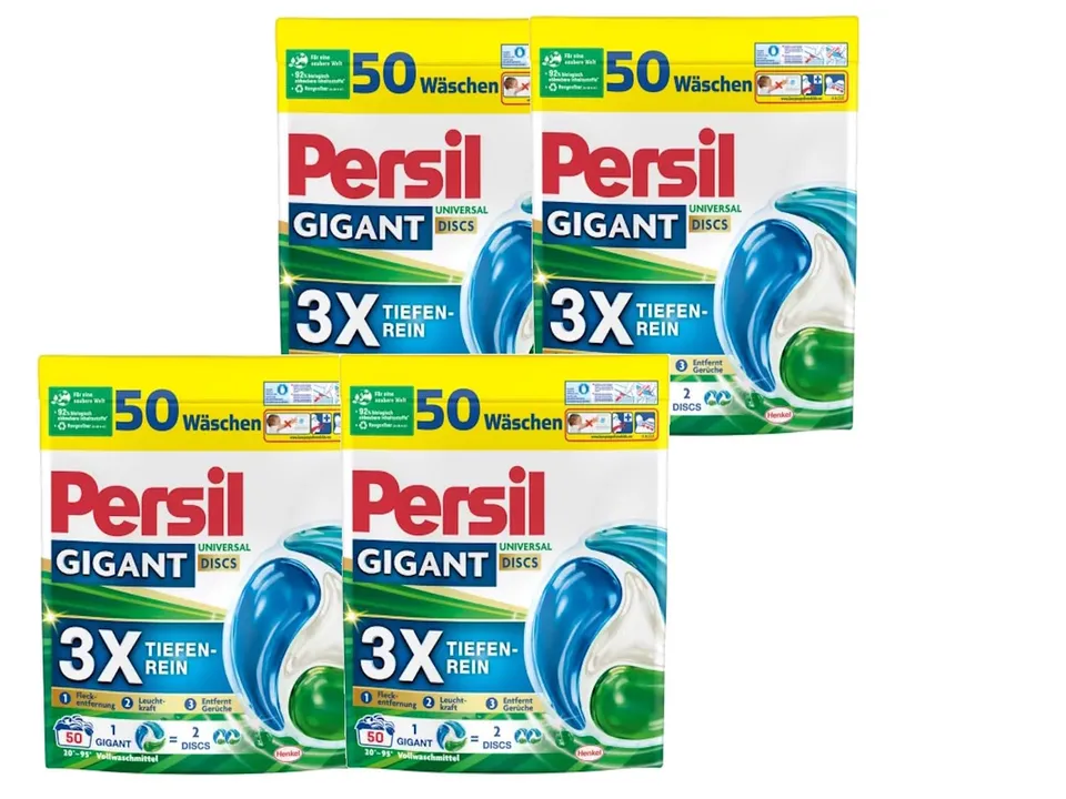 persil-gigant-discs-universal-vollwaschmittel-4er-set image 1